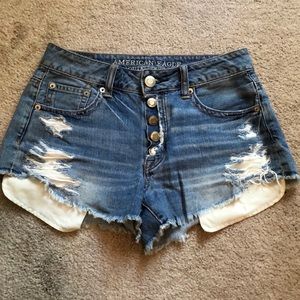 American eagle high waisted shorts